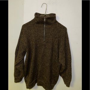 Alpaca imports wooly half-zip size medium.